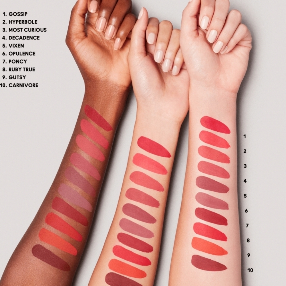 Mac Locked Kiss Ink 24 Hour Wear Gutsy Tomato Red Brand New In Box Full Size - Picture 8 of 10